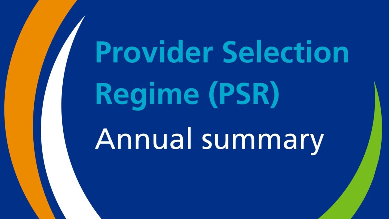 PSR Annual summary written inside the Hub's logo on a blue background.
